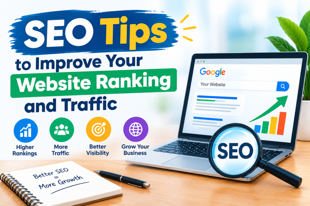 SEO Tips to Improve Your Website Ranking and Traffic SEO Tips to Improve Your Website Ranking and Traffic